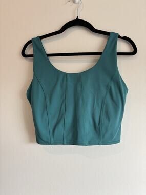 Sincerely Jules Blue Cropped Tank top Women Size Medium